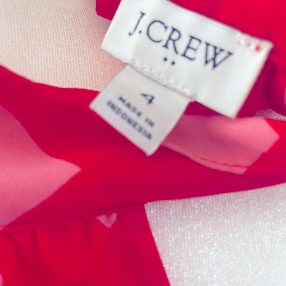 “J Crew”Gingham Halter Top with Tie Neckline in back Size 4 - Picture 5 of 6